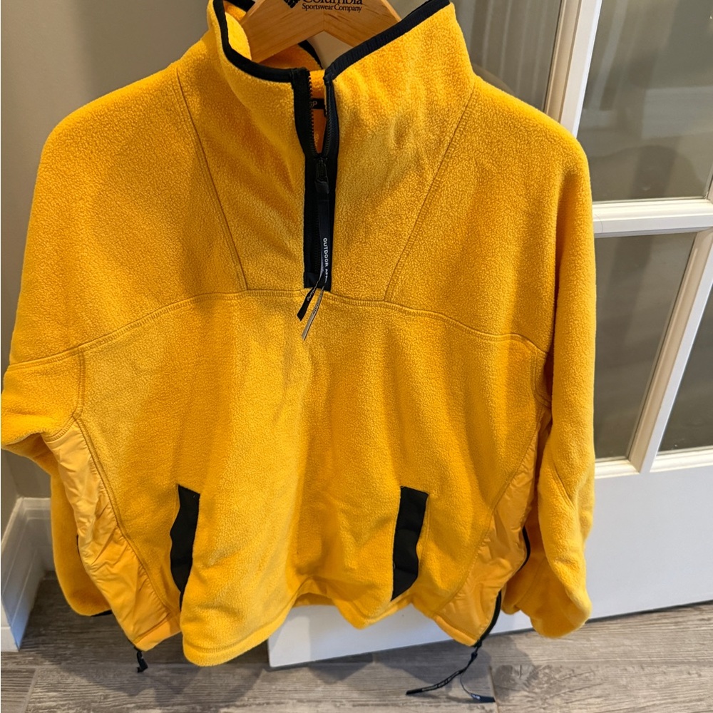 REI Yellow Fleece Pullover